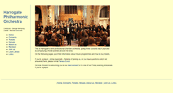 Desktop Screenshot of harrogatephilharmonicorchestra.org.uk
