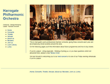 Tablet Screenshot of harrogatephilharmonicorchestra.org.uk
